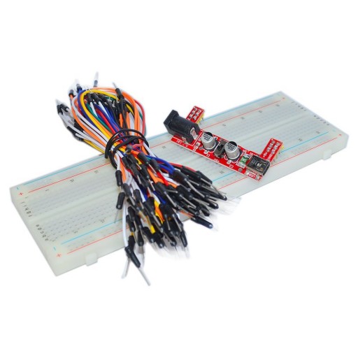 set breadboard + modul dc + 65 conectori